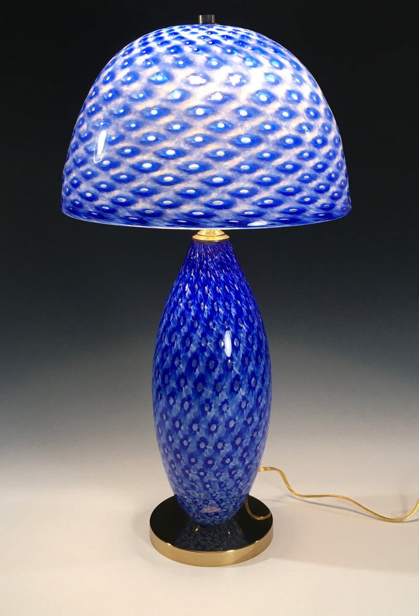 Cobalt Bullet Lamp John Gibbons Glass