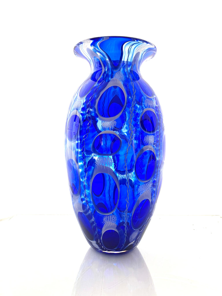 工芸品  Pampula vase 290mm Amazon.com: BLOFLO Colored Glass Hydroponic Flower Vase, 7